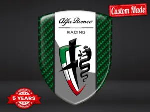 Alfa Romeo Decalcomanie Lunotto Auto Premium Lusso Regolabili